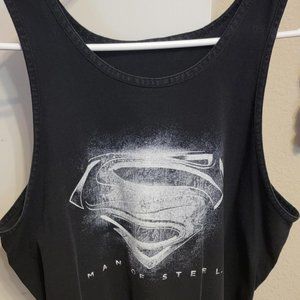 Superman "Man of Steel" Tank Top